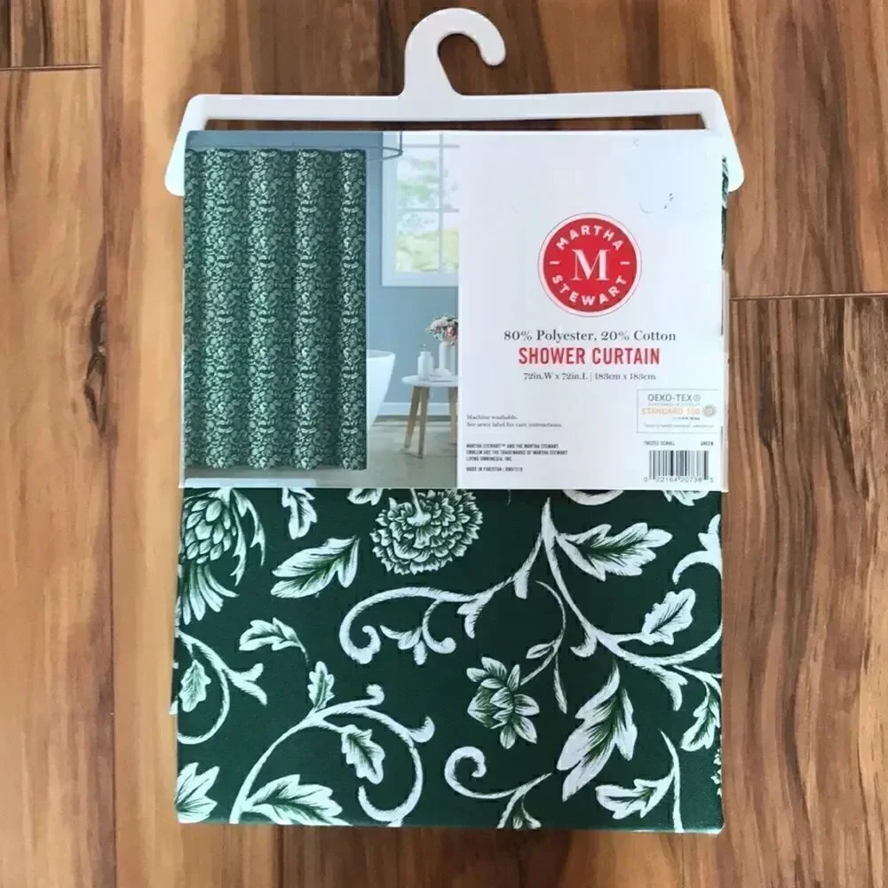 NEW Martha Stewart Shower Curtain